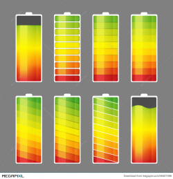 Battery Energy Meter Icon Illustration 39427396 - Megapixl