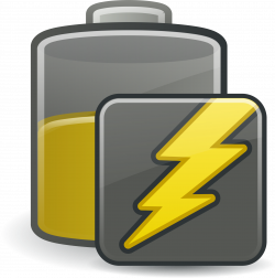 Clipart - Medium Battery Charging