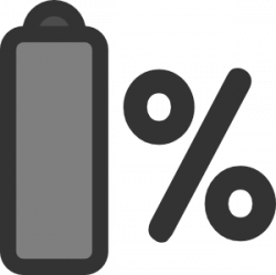 Battery Percentage Clip Art at Clker.com - vector clip art online ...