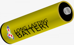Yellow battery, Yellow, Battery, Positive And Negative PNG Image and ...