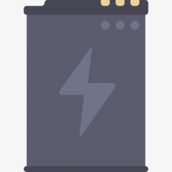 A Cell Phone Battery, Battery, Cartoon, Charging PNG Image and ...