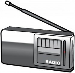 Clipart - Simple portable radio