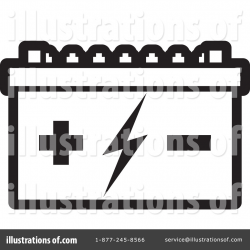 Battery Clipart #1252591 - Illustration by Lal Perera