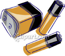 Disposable Batteries - Royalty Free Clipart Picture