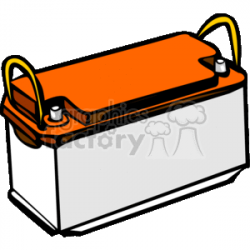 car battery clipart. Royalty-free clipart # 172159
