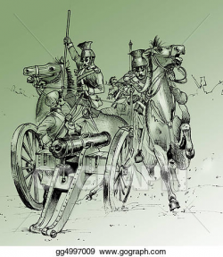Stock Illustration - Battle scene from crimea war. Clipart Drawing ...