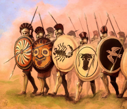 Spartans at Plataea by Merlkir - The Battle of Plataea (479 BC) was ...
