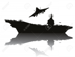 Aircraft Carrier clipart battleship - Pencil and in color aircraft ...