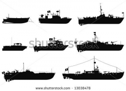 Battleship Game Silhouette Clipart