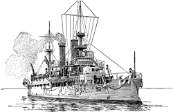 U.S. Battle-ship Kearsarge | ClipArt ETC