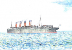 28+ Collection of Lusitania Ship Drawing | High quality, free ...