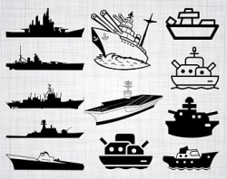 Navy warship | Etsy