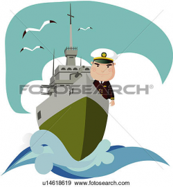 Battleship clipart military ship - Pencil and in color battleship ...