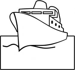 Boat Outline Drawing at GetDrawings.com | Free for personal use Boat ...