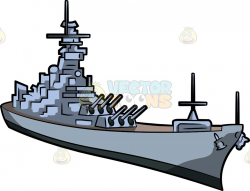 Battleship clipart vector - Pencil and in color battleship clipart ...