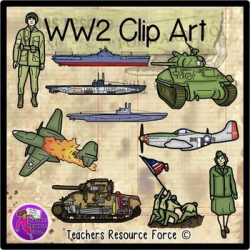 World War 2 clip art | Battleship, Clip art and Social studies