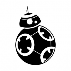 BB8 Star Wars graphics design SVG DXF EPS Png by vectordesign on