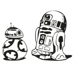 Star Wars Clipart Black And White - cilpart