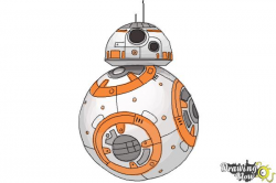 How to Draw Bb-8 from Star Wars Vii - DrawingNow