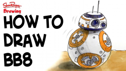 How to draw BB8 - Star Wars 7 - The Force Awakens - YouTube
