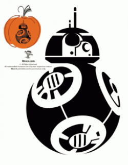 Star Wars Pumpkin Stencils | Bb8, Patterns and Pumpkin carvings