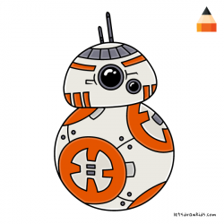 28+ Collection of Bb8 Drawing Simple | High quality, free cliparts ...