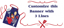 personalized theme banners party supplies - personalized bbq banner