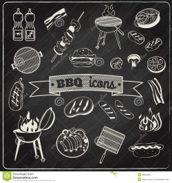 Barbecue Chalkboard Set - Download From Over 44 Million High Quality ...
