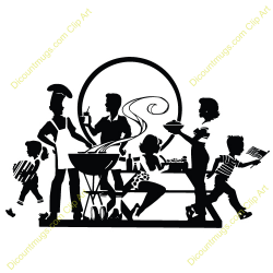 family reunion, BBQ, picnic | Clipart Panda - Free Clipart Images