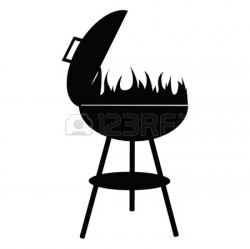silhouette of BBQ isolated on | Clipart Panda - Free Clipart Images
