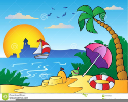 Free Beach Scene Clipart | Free Images at Clker.com - vector ...