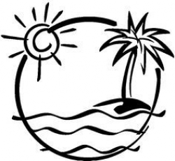 beach drawing for kids - Google Search | Cartoon Design for Cakes ...