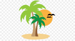 Coconut Tree Cartoon clipart - Beach, Coconut, Plant ...