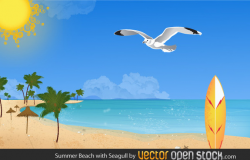 Summer beach vector free vector download (3,160 Free vector) for ...