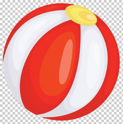 Beach ball , Beach Ball , red and white ball PNG clipart ...