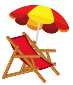 Beach Umbrella with Chairs Free PNG Clip Art Image | swimming pool ...