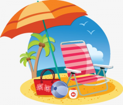 Beach Chairs, Chair, Summer, Beach PNG Image and Clipart for Free ...