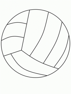 Volleyball Coloring Pages To Print free beach ball coloring pages ...