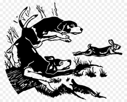Beagle Drawing Puppy Rabbiting Hunting - oswald the lucky rabbit png ...