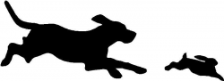 Beagle Hunting Rabbit ~Hunting Sticker,Decal,Graphic | eBay