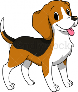 Happy beagle dog. PNG – JPG and vector EPS (infinitely ...