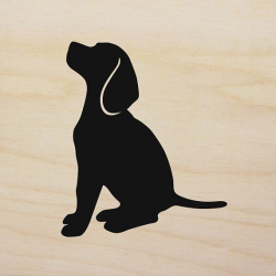 Beagle Art Block version 3 HandCut Dog by MillerSyeShadows, $29.00 ...