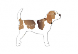 beagle svg dog breed silhouette clipart vector graphic printable ...