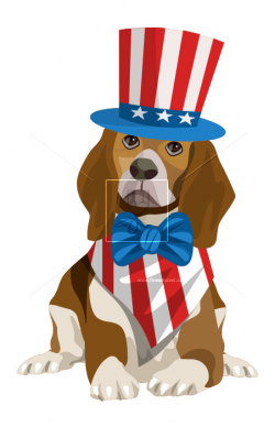 July 4th Beagle Dog | Free vectors, illustrations, graphics ...