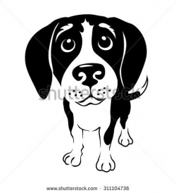 cartoon illustration of a beagle dog | собаки | Pinterest | Beagle ...