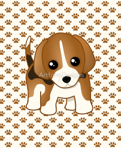 Cute Little Beagle Puppy Dog | iPad Case & Skin