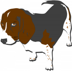 Grey Beagle Clip Art at Clker.com - vector clip art online, royalty ...