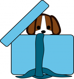 Beagle in a box Clipart - Design Droide