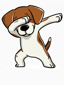 Dabbing Beagle Funny
