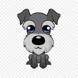 Miniature Schnauzer Puppy Cartoon Clip art - puppy png download ...